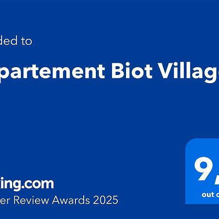 Appartement Biot Village Eksteriør billede
